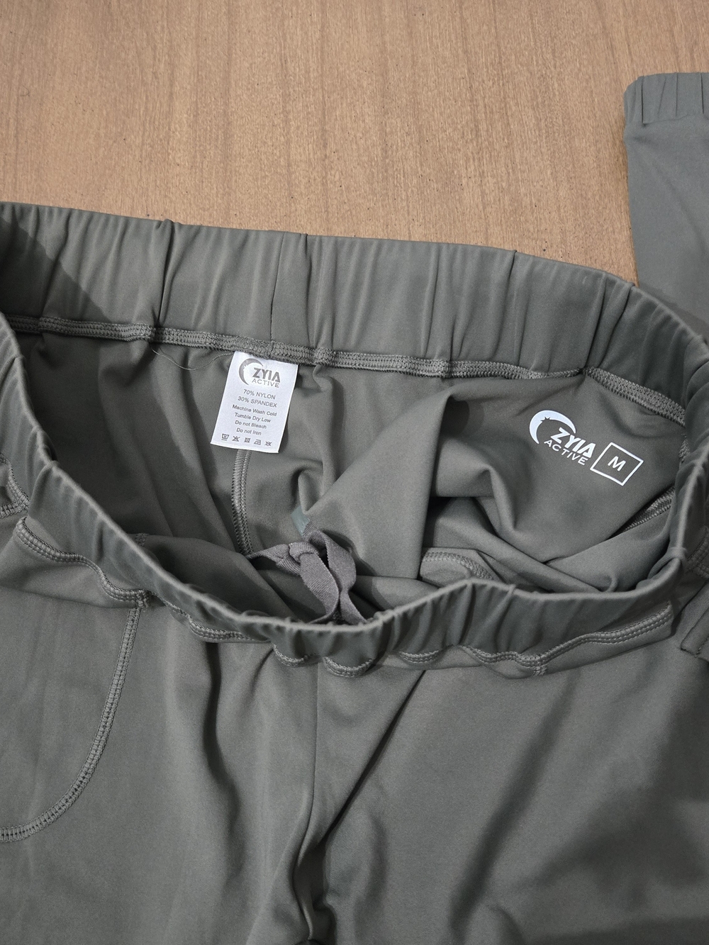 ZYIA Olive Green Cargo Leggings - Picture 11 of 15